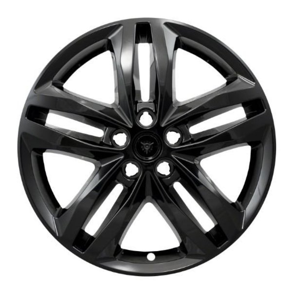 Coast2Coast 19", 5 Double Spoke, Gloss Black, Plastic, Set Of 4, Not Compatible With Steel Wheels IWCIMP415BLK